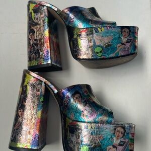Steve Madden Clog platforms shoes size 6.5